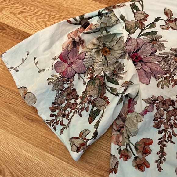 Adam Lippes Collective Floral Top Size 0 - Picture 4 of 7